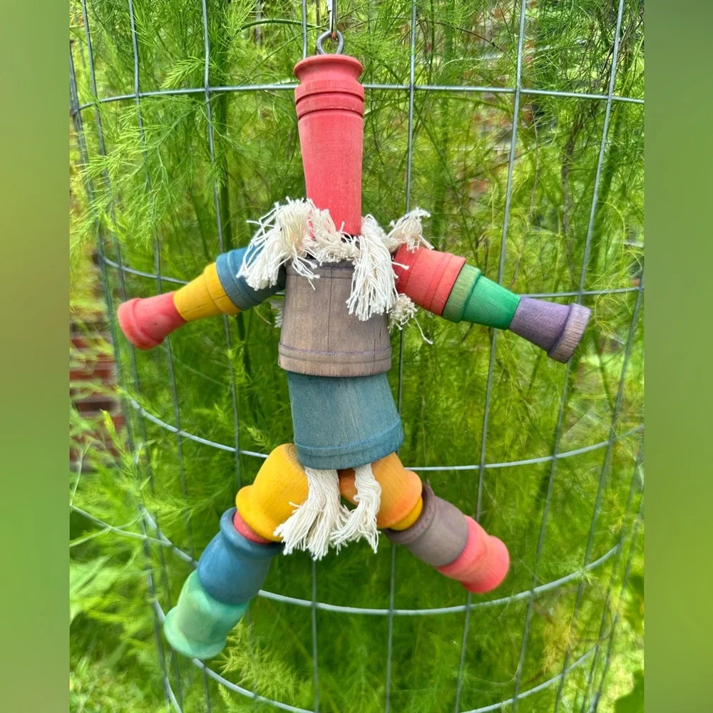 Handmade - Robo-Bot Medium Parrot Toy